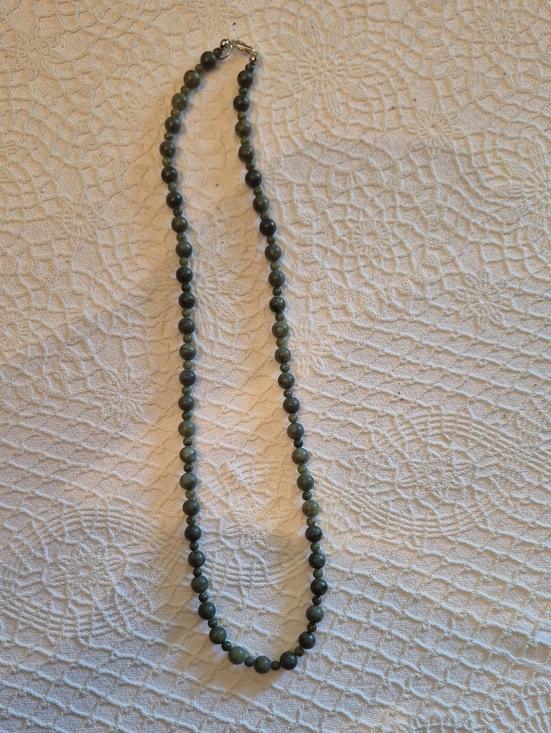 Jewelry - Connemara Irish Stone, 25" Length, Green, Beaded Necklace